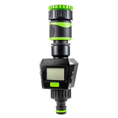 Water Flow Meter, Green & Black