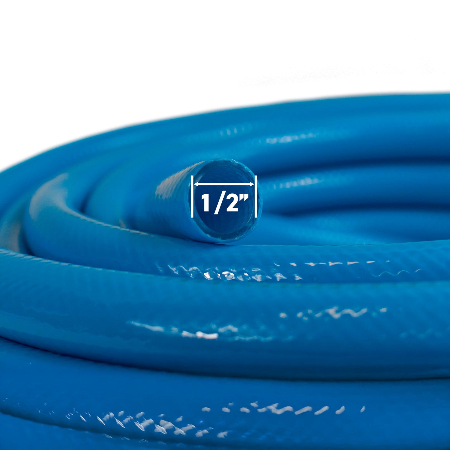 1/2" Cold Drinking Water Hose Line, Blue