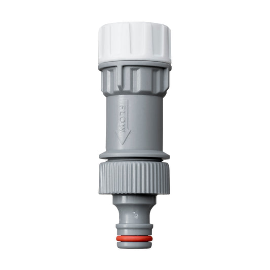 Pressure Reducing Tap Connector - 3/4" BSPF, Grey