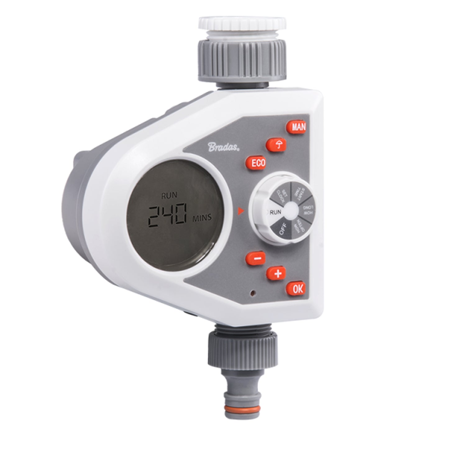Single Outlet Electronic Control Water Timer, White Line