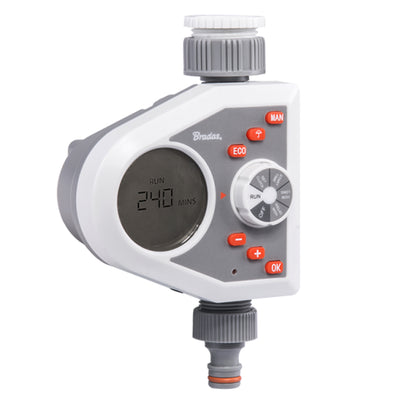Single Outlet Electronic Control Water Timer, White Line