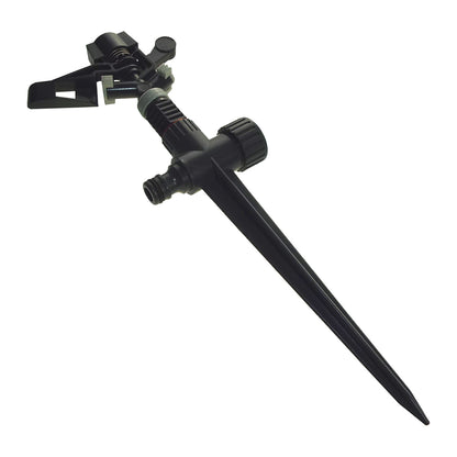Pulsating Lawn Sprinkler on Spike, White line