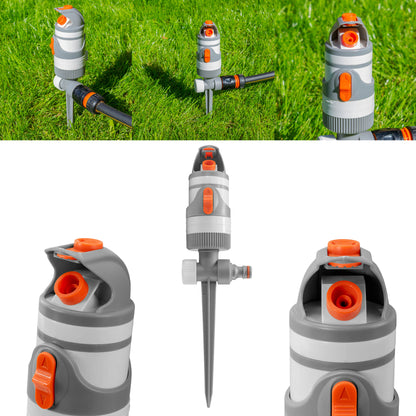 2-Pattern Gear Drive Sprinkler, White line