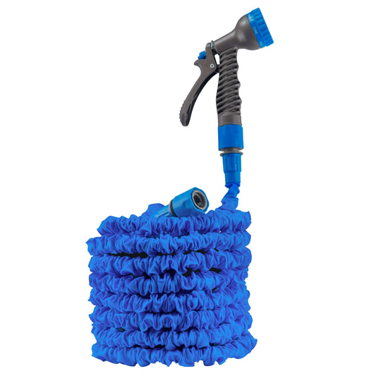 Expanding Trick Hose 15m - 45m Blue