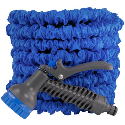 Expanding Trick Hose 7.5m - 22m Blue