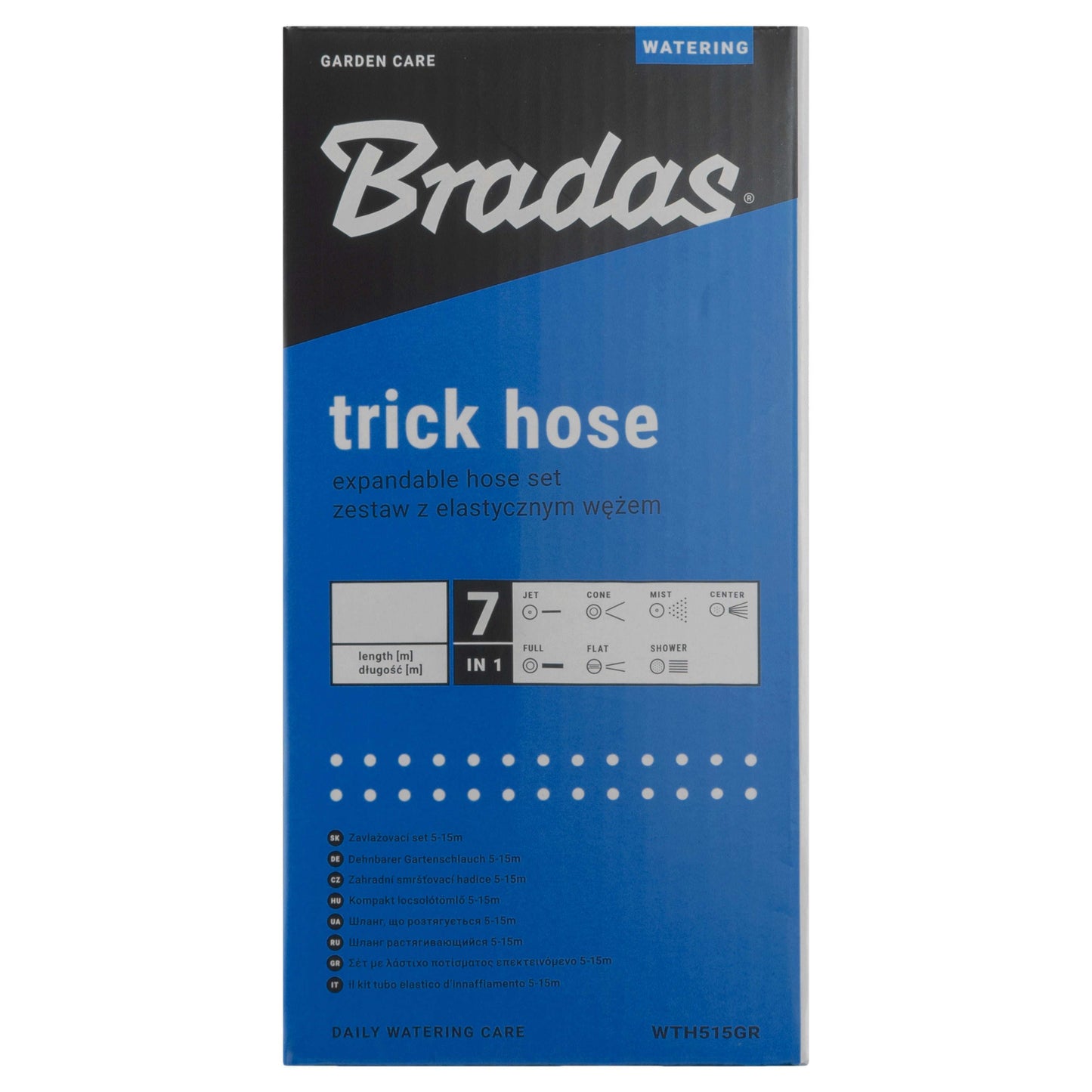 Expanding Trick Hose 7.5m - 22m Blue