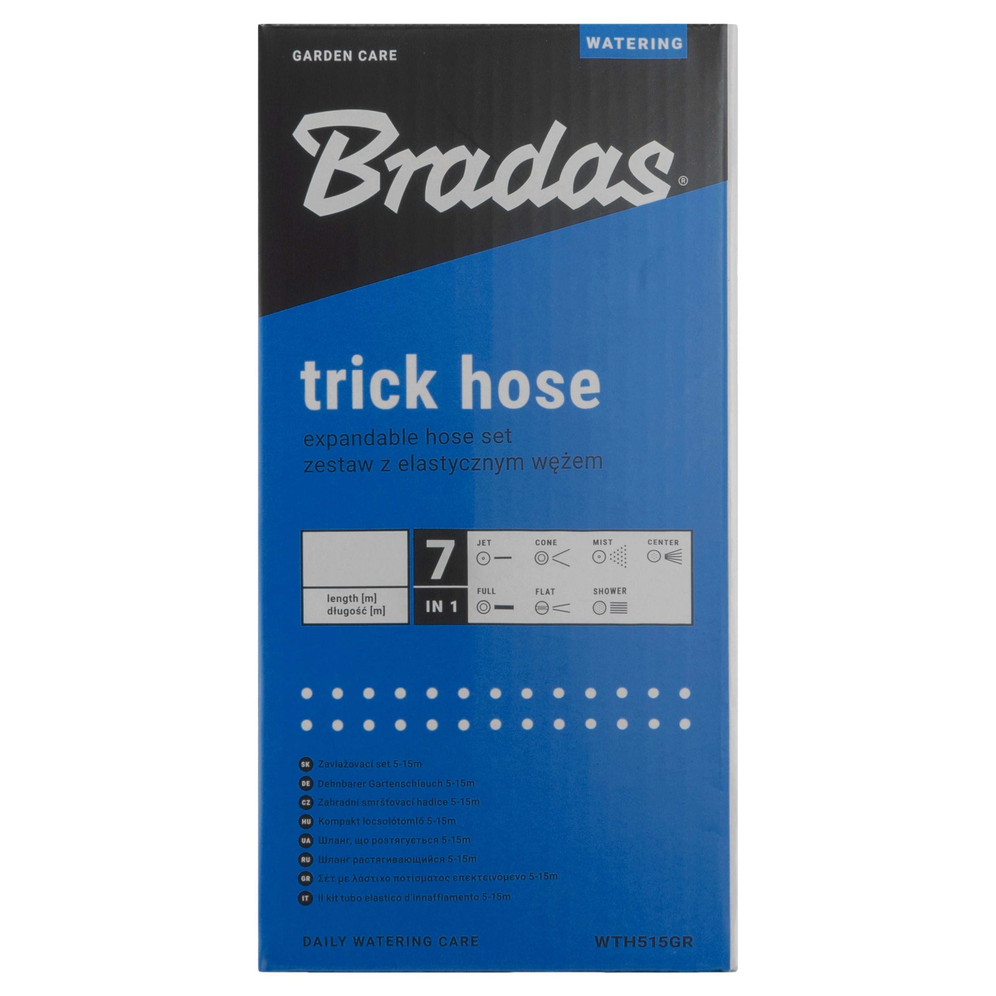 Expanding Trick Hose 7.5m - 22m Blue
