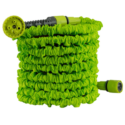 Expanding Trick Hose 15m - 45m Lime