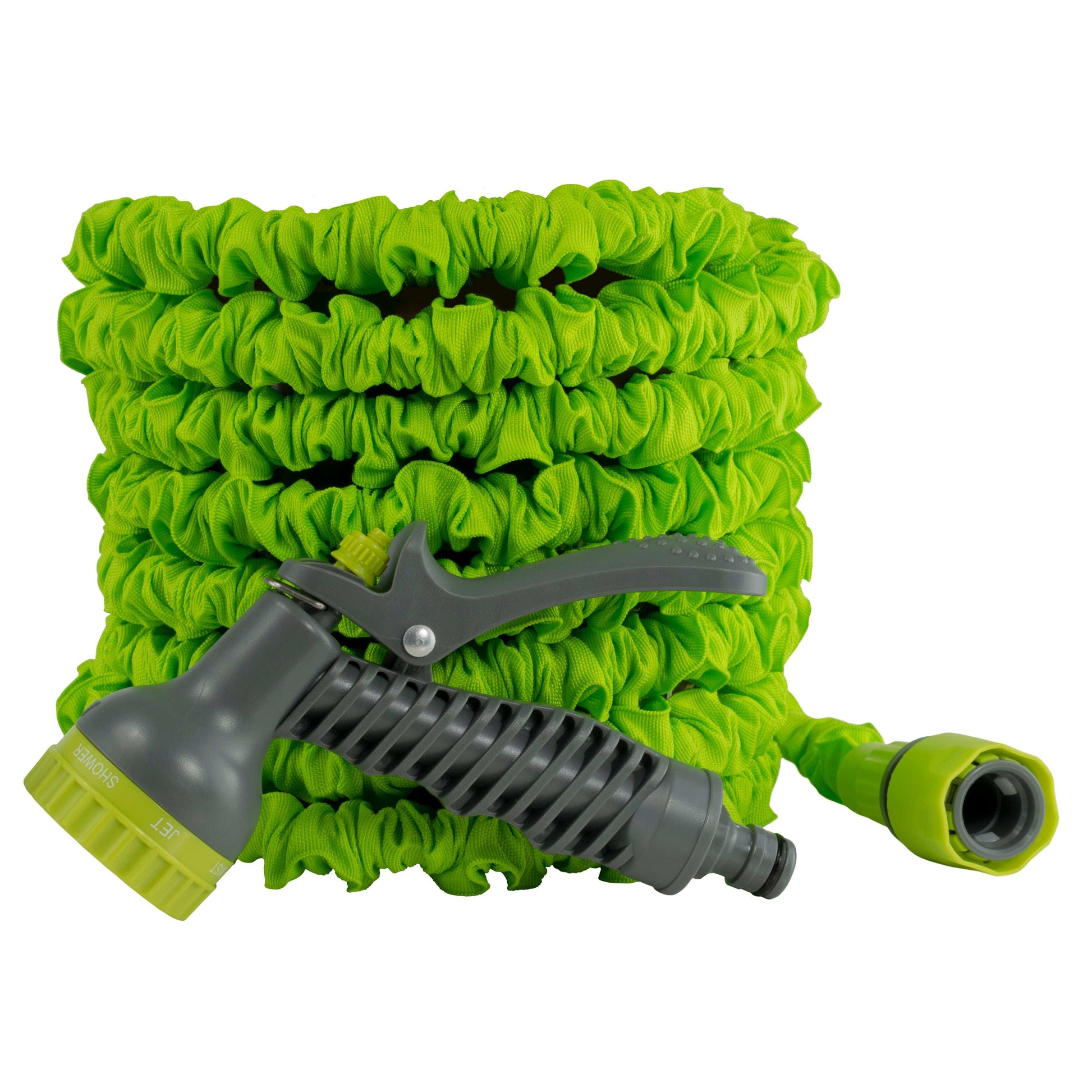 Expanding Trick Hose 5m - 15m Lime