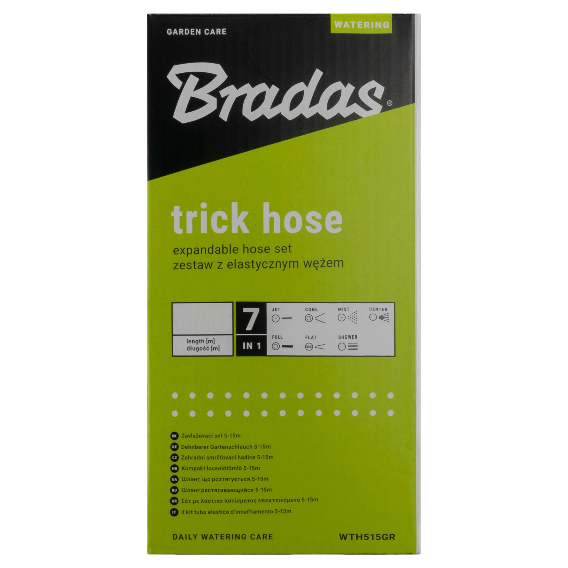 Expanding Trick Hose 7.5m - 22m Lime