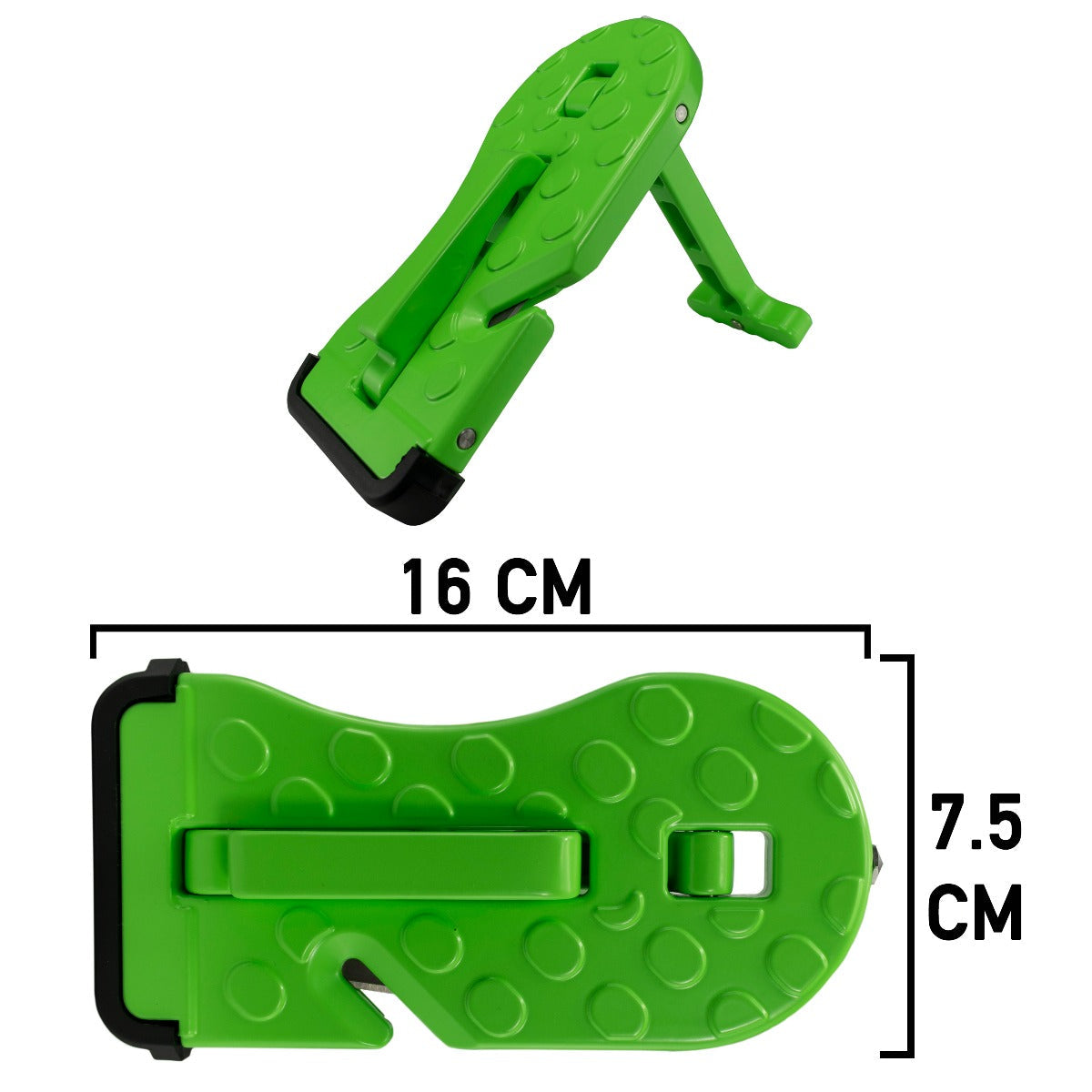 Type B Vehicle Car Door Step Up Ladder, Green