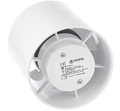 Euro Axial Bathroom Extraction Fan, 120mm