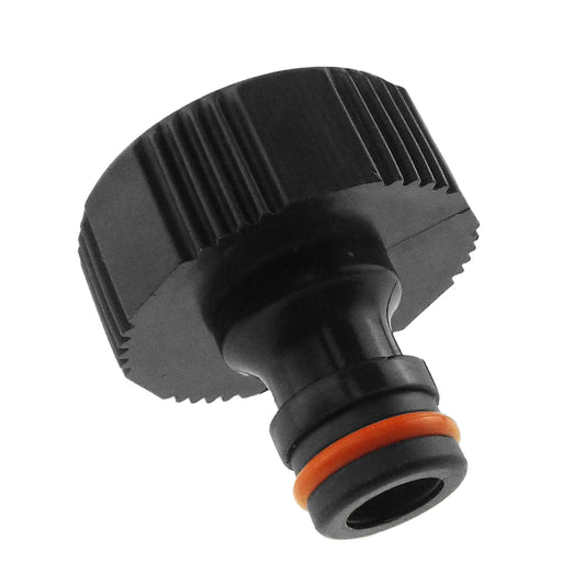 Female Tap Connector – 3/4” BSPF, Black