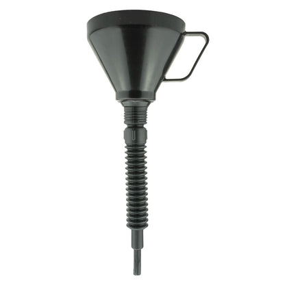 Vehicle Fuel Funnel with Flexible Spout, Black