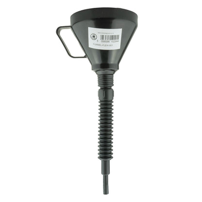 Vehicle Fuel Funnel with Flexible Spout, Black