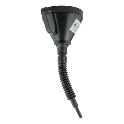Vehicle Fuel Funnel with Flexible Spout, Black