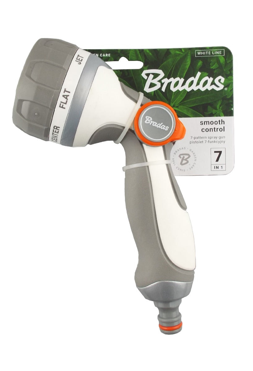 Grey & White 7-Pattern Multi Water Sprayer, EN56M