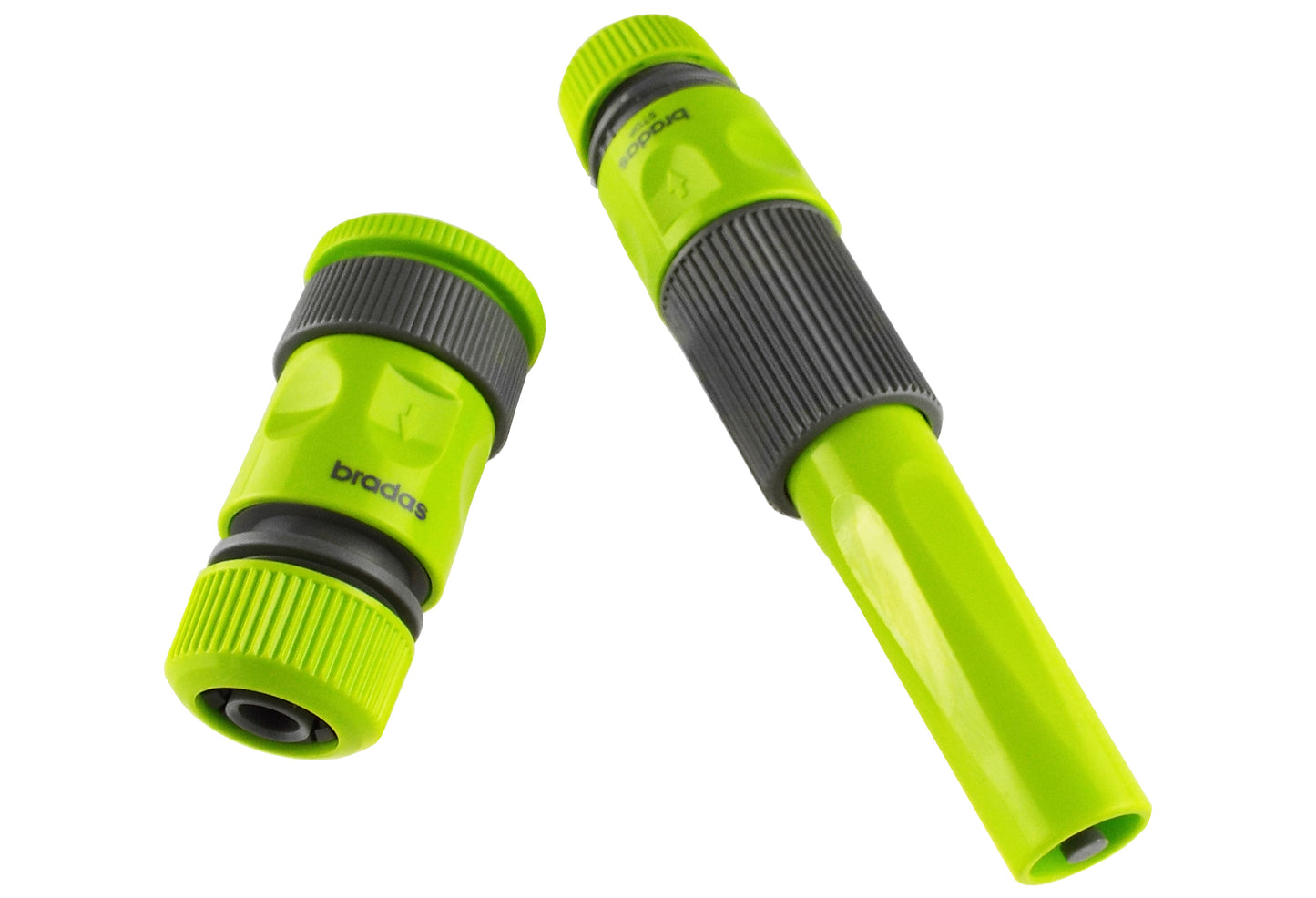 Hose Connectors Set with Nozzle, Lime