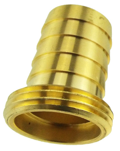 Brass 19mm Barbed Adapter with 1" BSP Male Thread