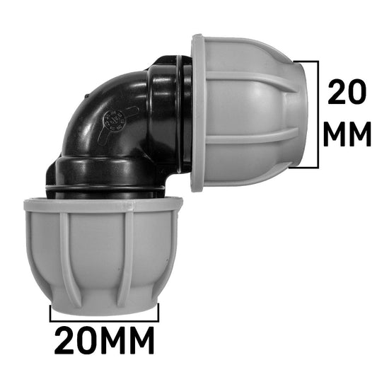 MDPE Elbow, 20mm