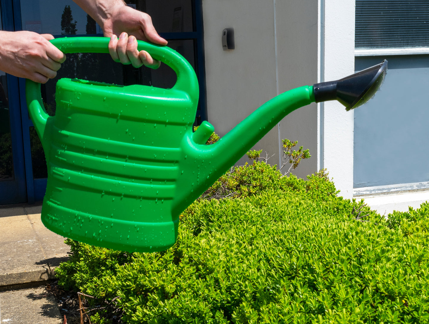 Green Plastic Garden Watering Can, 10 Litres