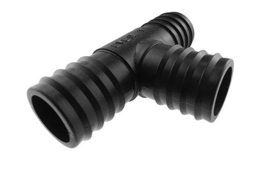 Plastic 3-way Barbed Tee Splitter, 40mm