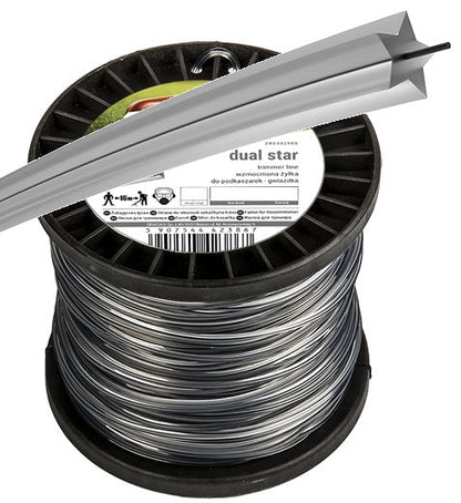 410m (2.5kg) Dual Star Ripper Trimmer Line, 3mm